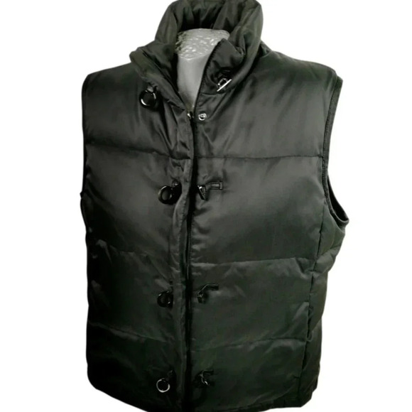 Talbots Jackets & Blazers - Talbots Down Black Puffer Vest Sz L Womans Winter